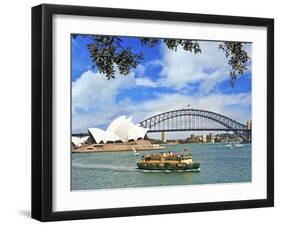 Sydney Opera House, Sydney, New South Wales, Australia-Miva Stock-Framed Premium Photographic Print