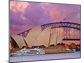 Sydney Opera House, Sydney, New South Wales, Australia-Miva Stock-Mounted Premium Photographic Print