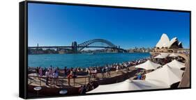 Sydney Opera House, Sydney, New South Wales, Australia-null-Framed Stretched Canvas