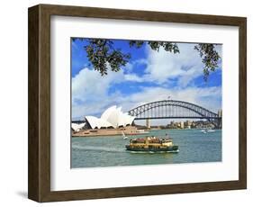 Sydney Opera House, Sydney, New South Wales, Australia-Miva Stock-Framed Photographic Print