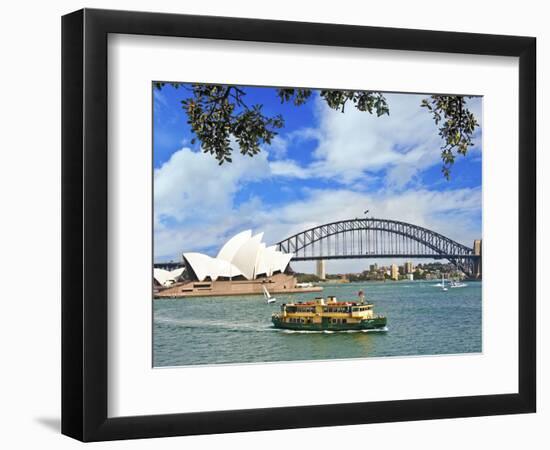 Sydney Opera House, Sydney, New South Wales, Australia-Miva Stock-Framed Photographic Print