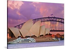 Sydney Opera House, Sydney, New South Wales, Australia-Miva Stock-Stretched Canvas