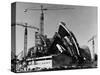 Sydney Opera House under Construction-null-Stretched Canvas