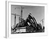 Sydney Opera House under Construction-null-Framed Photographic Print