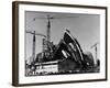 Sydney Opera House under Construction-null-Framed Photographic Print