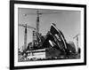 Sydney Opera House under Construction-null-Framed Photographic Print