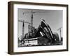 Sydney Opera House under Construction-null-Framed Photographic Print