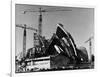 Sydney Opera House under Construction-null-Framed Photographic Print