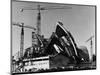 Sydney Opera House under Construction-null-Mounted Photographic Print