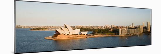 Sydney Opera House, UNESCO World Heritage Site, and Harbour from Sydney Harbour Bridge, Australia-Matthew Williams-Ellis-Mounted Photographic Print