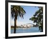 Sydney Opera House, UNESCO World Heritage Site, and Sydney Harbour Bridge, Sydney, Australia-Matthew Williams-Ellis-Framed Photographic Print