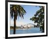 Sydney Opera House, UNESCO World Heritage Site, and Sydney Harbour Bridge, Sydney, Australia-Matthew Williams-Ellis-Framed Photographic Print