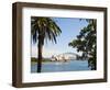 Sydney Opera House, UNESCO World Heritage Site, and Sydney Harbour Bridge, Sydney, Australia-Matthew Williams-Ellis-Framed Photographic Print