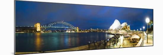 Sydney Opera House, UNESCO World Heritage Site, Harbour Bridge, Sydney Harbour, Australia-Matthew Williams-Ellis-Mounted Premium Photographic Print