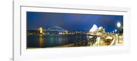 Sydney Opera House, UNESCO World Heritage Site, Harbour Bridge, Sydney Harbour, Australia-Matthew Williams-Ellis-Framed Photographic Print