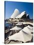 Sydney Opera House, UNESCO World Heritage Site, Sydney, New South Wales, Australia-Mark Mawson-Stretched Canvas