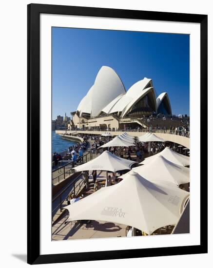 Sydney Opera House, UNESCO World Heritage Site, Sydney, New South Wales, Australia-Mark Mawson-Framed Photographic Print