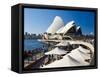 Sydney Opera House, UNESCO World Heritage Site, Sydney, New South Wales, Australia-Mark Mawson-Framed Stretched Canvas