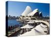 Sydney Opera House, UNESCO World Heritage Site, Sydney, New South Wales, Australia-Mark Mawson-Stretched Canvas