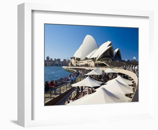 Sydney Opera House, UNESCO World Heritage Site, Sydney, New South Wales, Australia-Mark Mawson-Framed Photographic Print