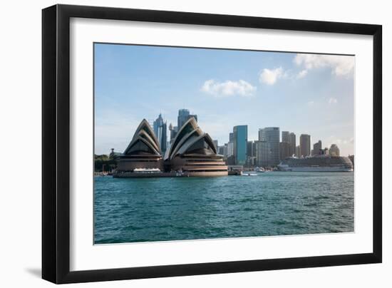 Sydney Opera House with Buildings at Circular Quay, Sydney, New South Wales, Australia-null-Framed Photographic Print