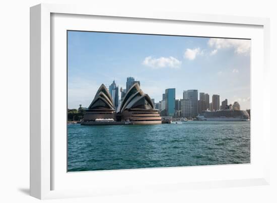 Sydney Opera House with Buildings at Circular Quay, Sydney, New South Wales, Australia-null-Framed Photographic Print