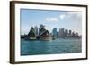 Sydney Opera House with Buildings at Circular Quay, Sydney, New South Wales, Australia-null-Framed Photographic Print