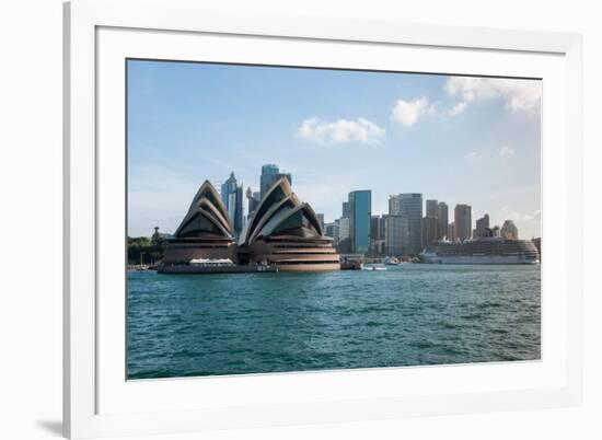 Sydney Opera House with Buildings at Circular Quay, Sydney, New South Wales, Australia-null-Framed Photographic Print