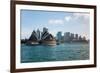 Sydney Opera House with Buildings at Circular Quay, Sydney, New South Wales, Australia-null-Framed Photographic Print