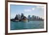 Sydney Opera House with Buildings at Circular Quay, Sydney, New South Wales, Australia-null-Framed Photographic Print