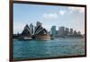 Sydney Opera House with Buildings at Circular Quay, Sydney, New South Wales, Australia-null-Framed Photographic Print