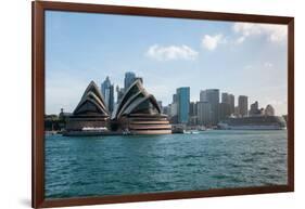 Sydney Opera House with Buildings at Circular Quay, Sydney, New South Wales, Australia-null-Framed Photographic Print