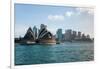 Sydney Opera House with Buildings at Circular Quay, Sydney, New South Wales, Australia-null-Framed Premium Photographic Print