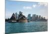 Sydney Opera House with Buildings at Circular Quay, Sydney, New South Wales, Australia-null-Mounted Premium Photographic Print