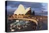 Sydney Opera House-Charles Bowman-Stretched Canvas