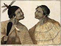 Portrait of a Maori Chief with Full Facial Moko, 1769-Sydney Parkinson-Framed Giclee Print