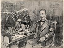 Prince George of Greece and Denmark , high commissioner of Crete , at home in Athens, 1898-Sydney Prior Hall-Giclee Print