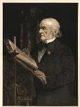 William Ewart Gladstone (1809-1898) English statesman, reading the Lesson in Hawarden Church-Sydney Prior Hall-Giclee Print