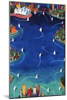 Sydney Sails-Ian Tremewen-Mounted Giclee Print