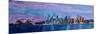 Sydney Skyline with Opera at Dusk-Markus Bleichner-Mounted Art Print