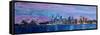 Sydney Skyline with Opera at Dusk-Markus Bleichner-Framed Stretched Canvas