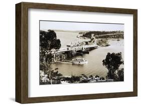 Sydney Spit Bridge, Middle Harbour, Sydney, New South Wales, Australia in 1924-null-Framed Photographic Print