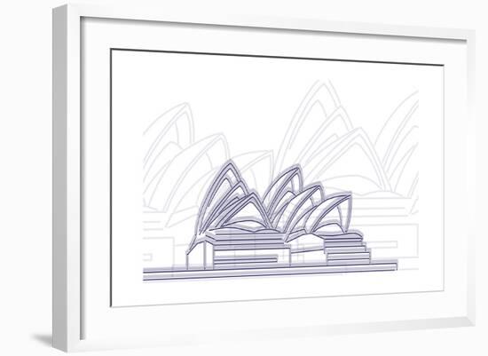 Sydney-Cristian Mielu-Framed Art Print