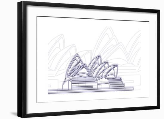 Sydney-Cristian Mielu-Framed Art Print