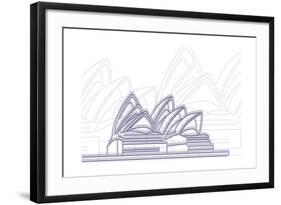 Sydney-Cristian Mielu-Framed Art Print