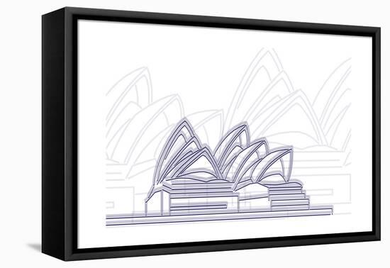 Sydney-Cristian Mielu-Framed Stretched Canvas