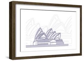 Sydney-Cristian Mielu-Framed Art Print