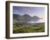 Sydrugota Village and Gotuvik Bay, Esturoy Island, Faroe Islands, Denmark, Europe-Patrick Dieudonne-Framed Photographic Print