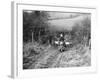 Syke Riding an Ariel 4 During the Inter Varsity Motor Cross Hill Climb, November 1931-null-Framed Photographic Print