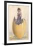 Sylph in Cracked Egg-null-Framed Art Print
